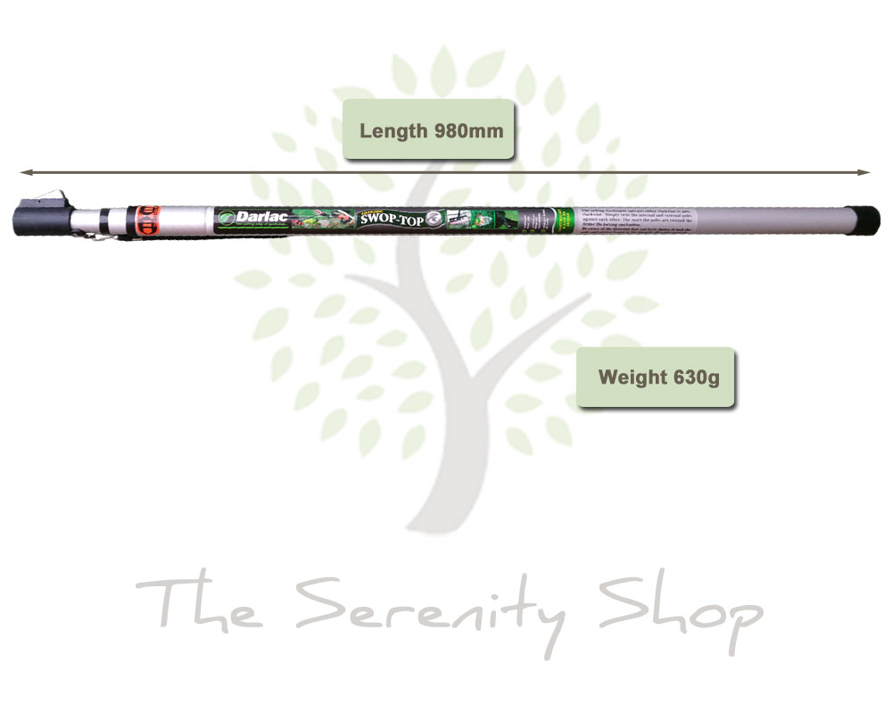 Darlac Garden Swop Top Lightweight Pole 3 Section 2.4m - Image 2