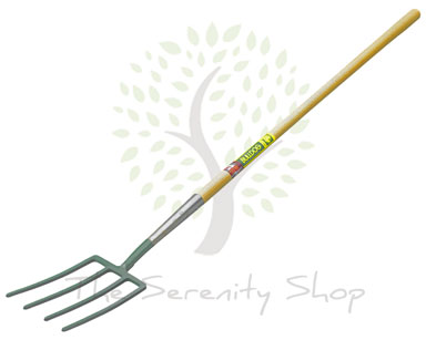 Bulldog Evergreen Garden Fork 48" Long Plain Shaft - Image 2