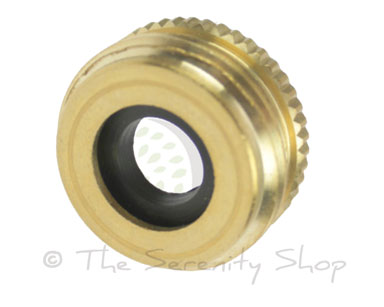 Darlac Solid Brass 1/2 inch to 3/4inch Tap Thread Adapter - Image 2